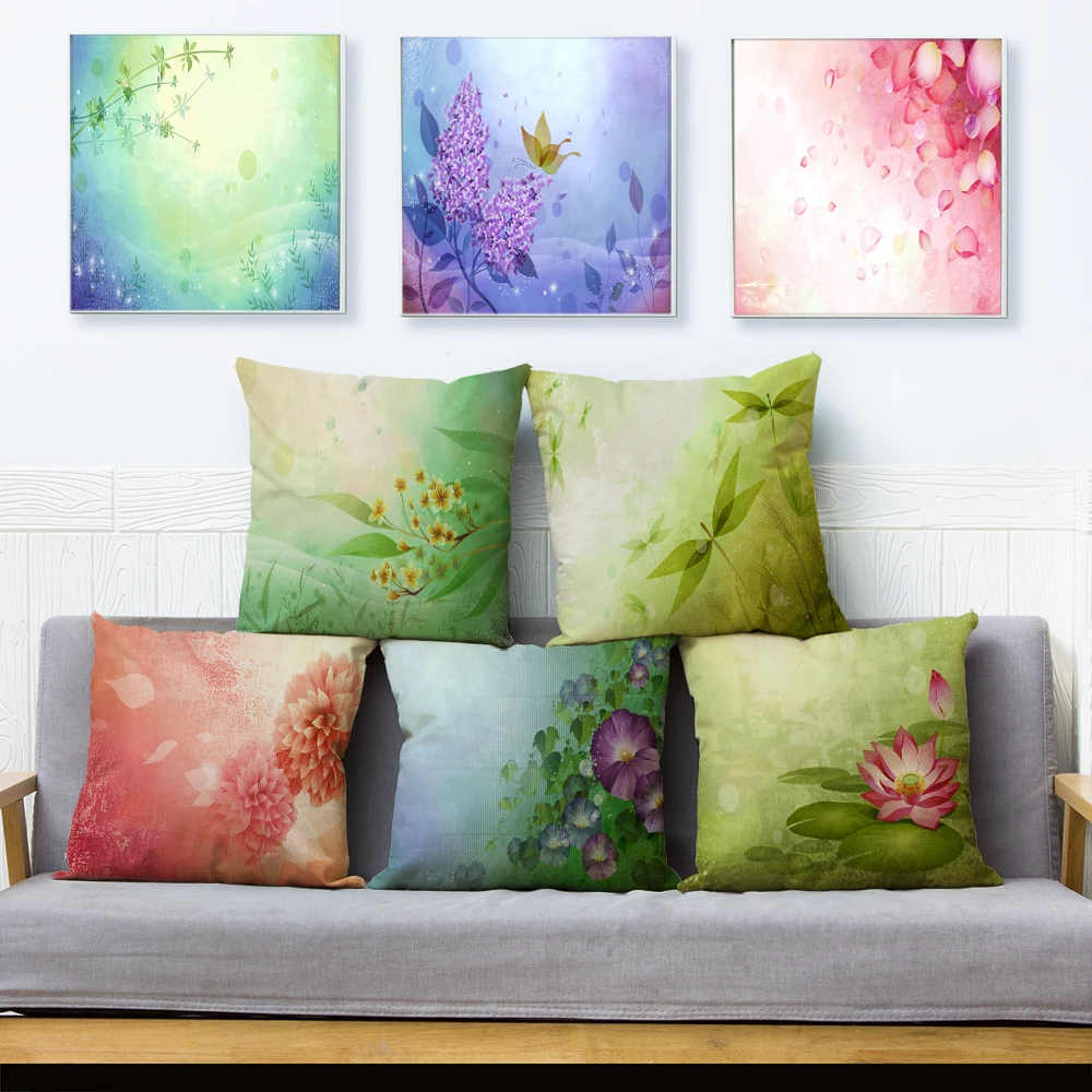 Nordic style Colorful Lavender Floral Cushion Cover Linen Pillow Covers Throw Pillow Case Sofa Home Decor Flower Pillowcase
Nordic style Colorful Lavender Floral Cushion Cover Linen Pillow Covers Throw Pillow Case Sofa Home Decor Flower Pillowcase