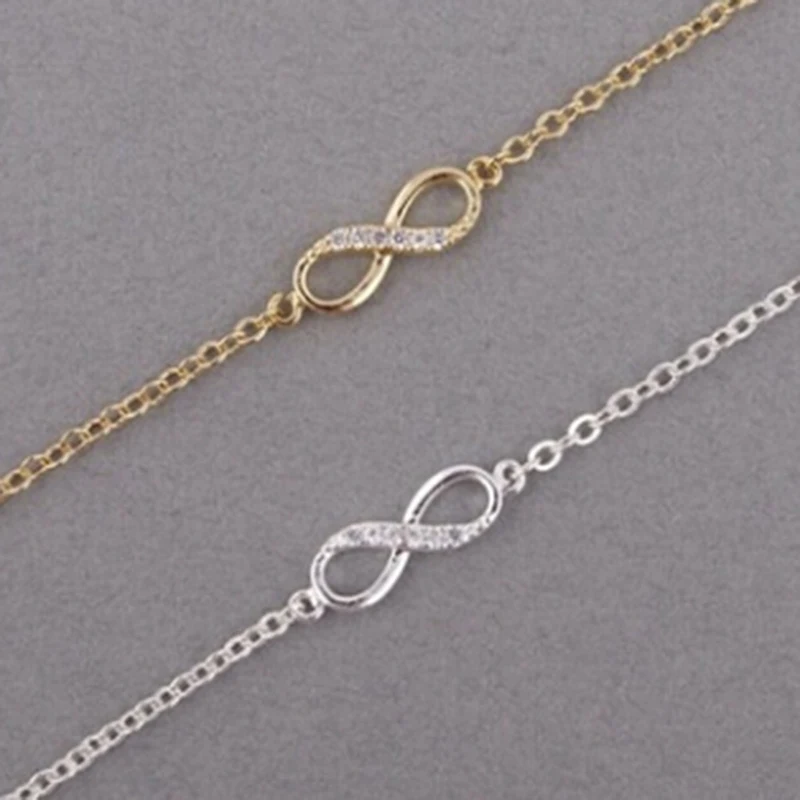 Fashion Simple Gold Silver Chain Infinite Bracelets Infinity Bracelet for Women Retro Simple Metal Lucky Number 8 Chain Bracelet
Fashion Simple Gold Silver Chain Infinite Bracelets Infinity Bracelet for Women Retro Simple Metal Lucky Number 8 Chain Bracelet