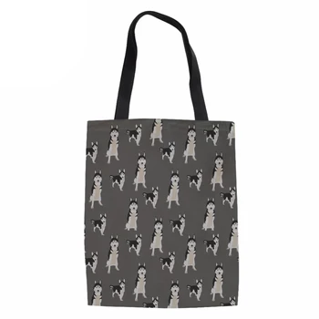 Canvas Tote Bags Women Cartoon Husky Printing Reusable Shopping Bag Ladies Fashion Handbag for Females Large Shop Package
Canvas Tote Bags Women Cartoon Husky Printing Reusable Shopping Bag Ladies Fashion Handbag for Females Large Shop Package