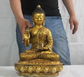 19 Tibet Buddhism Bronze Copper Gild Shakyamuni Sakyamuni Amitabha Buddha Statue Discount 55%
19 Tibet Buddhism Bronze Copper Gild Shakyamuni Sakyamuni Amitabha Buddha Statue Discount 55%