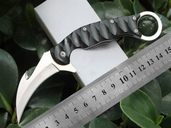 G10 handle 7Cr17Mov blade folding knife karambit knife Tactical EDC Tool outdoor camping survival exploration pocket knife
G10 handle 7Cr17Mov blade folding knife karambit knife Tactical EDC Tool outdoor camping survival exploration pocket knife