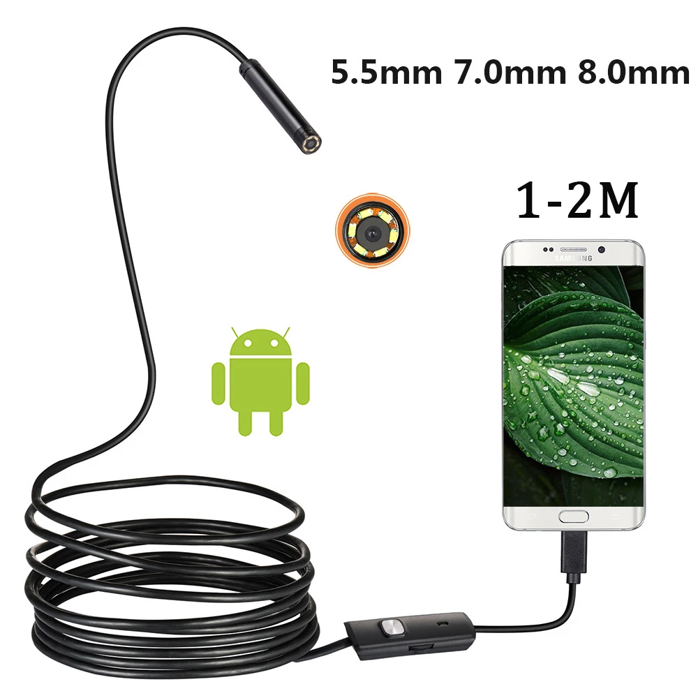 3.5m 5M 10m Wire Mini Endoscope Camera 5.5mm Lens for Android Type-C/USB Borescopes Waterproof Led Lighting Inspection Camera
3.5m 5M 10m Wire Mini Endoscope Camera 5.5mm Lens for Android Type-C/USB Borescopes Waterproof Led Lighting Inspection Camera