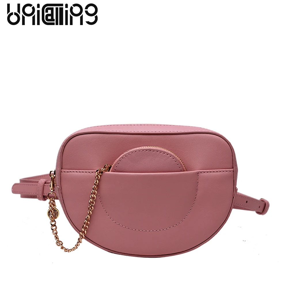 UniCalling New style Multifunction Split leather women bag Solid Color Chest Bag Fashion Brand women messenger bags
UniCalling New style Multifunction Split leather women bag Solid Color Chest Bag Fashion Brand women messenger bags
