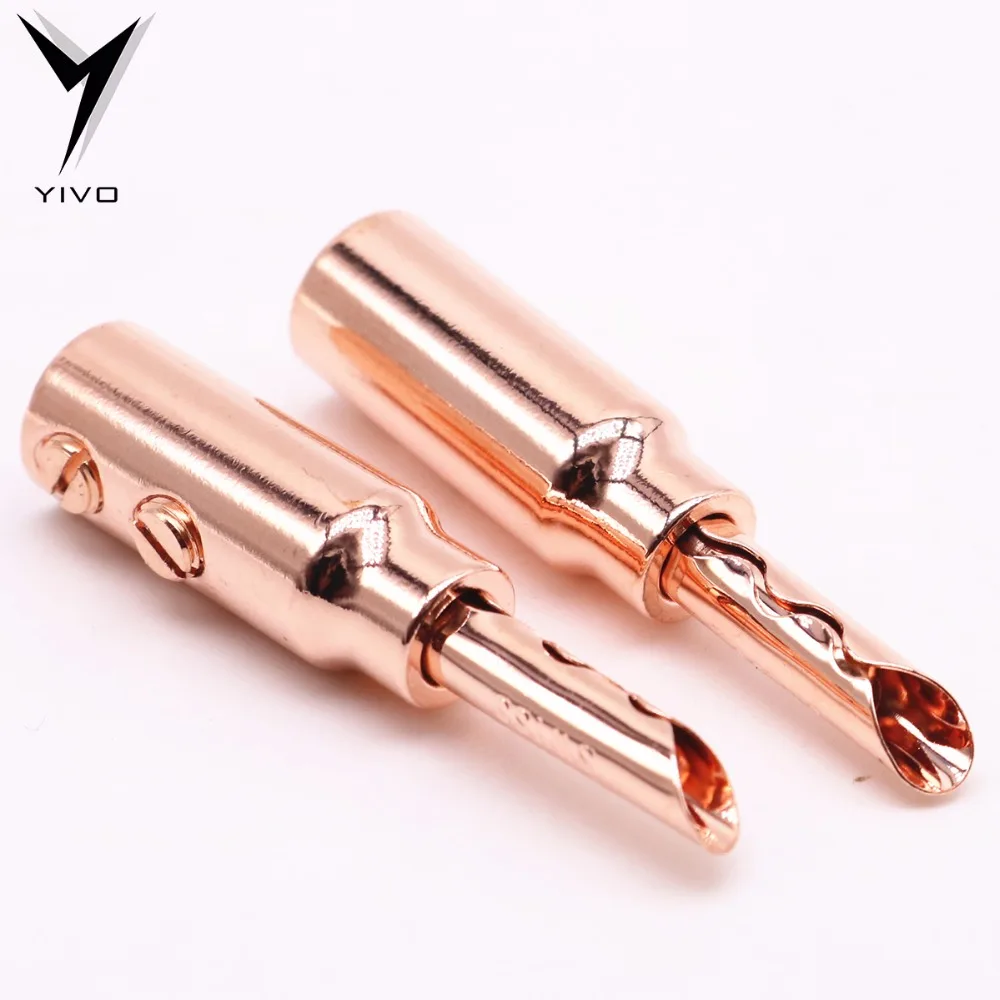 8pcs Hi-end HiFi CMC 0668-CU-R Audio Video Red Pure Copper plating silver banana Plug Connector
8pcs Hi-end HiFi CMC 0668-CU-R Audio Video Red Pure Copper plating silver banana Plug Connector