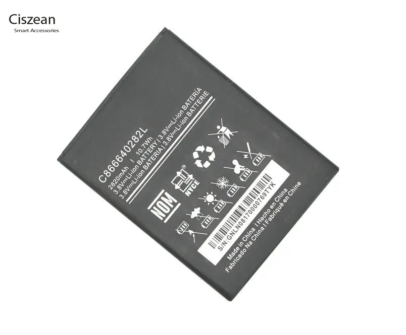 Ciszean C866640282L 2820mAh Smart Mobile Phone Replacement Battery For BLU Life One XL X030Q Free Shipping
Ciszean C866640282L 2820mAh Smart Mobile Phone Replacement Battery For BLU Life One XL X030Q Free Shipping