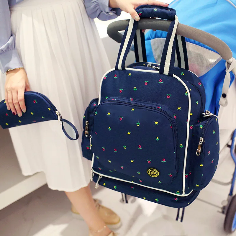 Multi-function High-Capacity Three-use Mummy Bag Fashion Mother and Baby Outdoor Travel Bag Produce Diaper Backpack Factory08