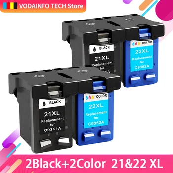 QSYRAINBOW 4pcs replacement For HP21 21xl (C9351A, C9352A) Deskjet F380 F2180 F2280 F4180 F4100 F2100 F2200 F300)
QSYRAINBOW 4pcs replacement For HP21 21xl (C9351A, C9352A) Deskjet F380 F2180 F2280 F4180 F4100 F2100 F2200 F300)