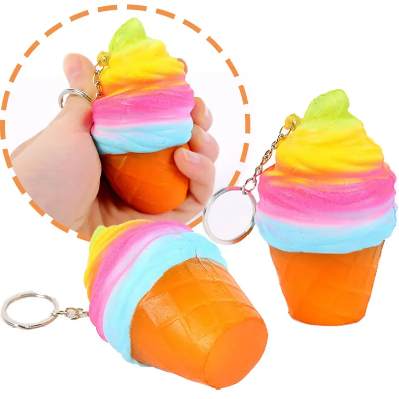 soft Squishy ice cream jumbo keychain cute hand anti-stress squishies squeeze slow rising toy kit squishi decorative accessories
soft Squishy ice cream jumbo keychain cute hand anti-stress squishies squeeze slow rising toy kit squishi decorative accessories
