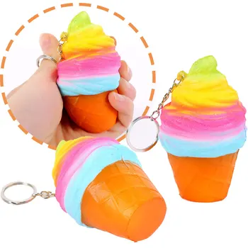 soft Squishy ice cream jumbo keychain cute hand anti-stress squishies squeeze slow rising toy kit squishi decorative accessories
soft Squishy ice cream jumbo keychain cute hand anti-stress squishies squeeze slow rising toy kit squishi decorative accessories