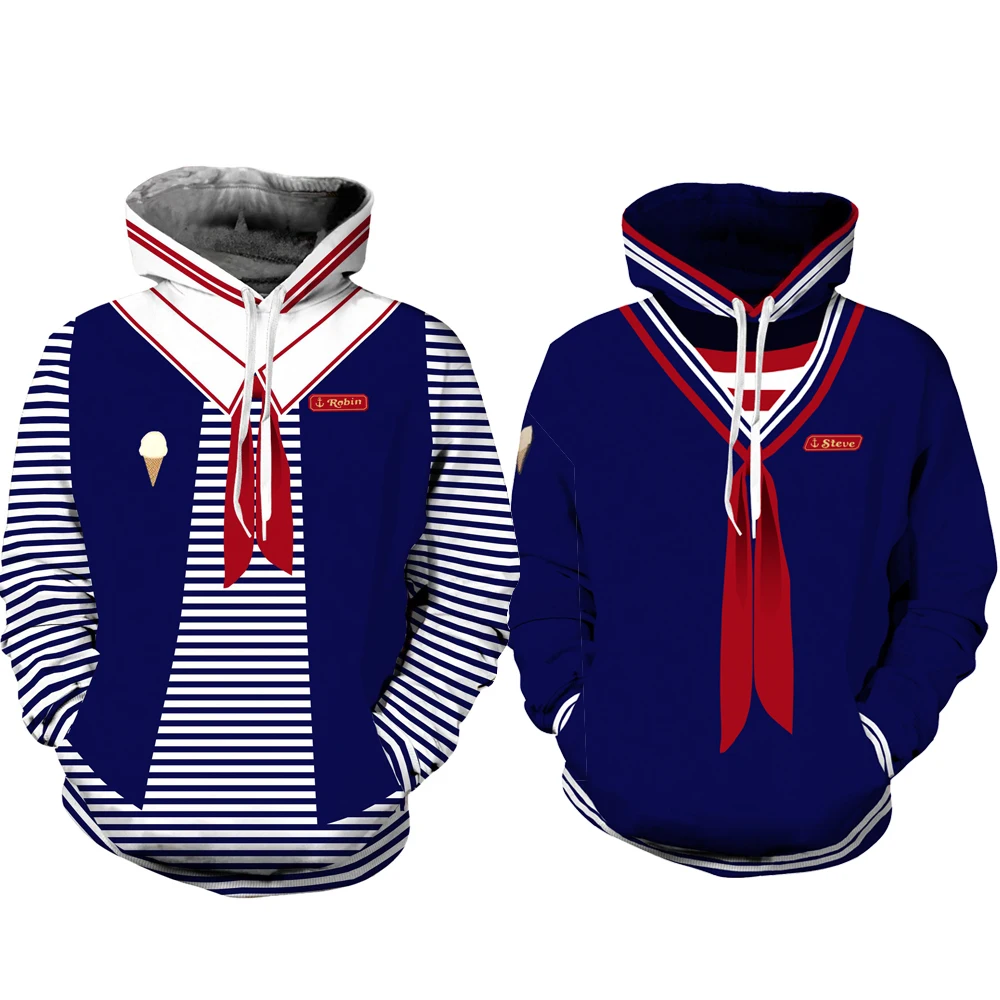 Stranger Things Hoodie Cosplay Robin Costume Jackets Steve Hoodies 3D Pullover Sweatshirt For Men Women
Stranger Things Hoodie Cosplay Robin Costume Jackets Steve Hoodies 3D Pullover Sweatshirt For Men Women