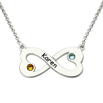 Customize Bow-knot Infinity Name Necklace 925 Sterling Silver Necklaces & Pendants Birthday Gifts For Her#EW35
Customize Bow-knot Infinity Name Necklace 925 Sterling Silver Necklaces & Pendants Birthday Gifts For Her#EW35