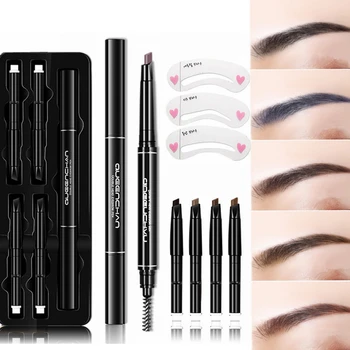 8 Pcs Set Eyebrow Pencil Brow Stencils Kits Waterproof Long Lasting Tattoo Pen Double-head Automatic Rotate Eyebrows Eyes Makeup
8 Pcs Set Eyebrow Pencil Brow Stencils Kits Waterproof Long Lasting Tattoo Pen Double-head Automatic Rotate Eyebrows Eyes Makeup