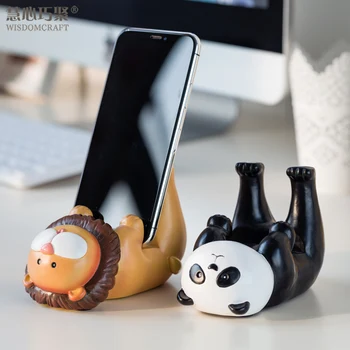 Desk Decoration Tea Table Cabinet Creative Home Crafts Lovely Small Animal Mobile Phone Stand
Desk Decoration Tea Table Cabinet Creative Home Crafts Lovely Small Animal Mobile Phone Stand