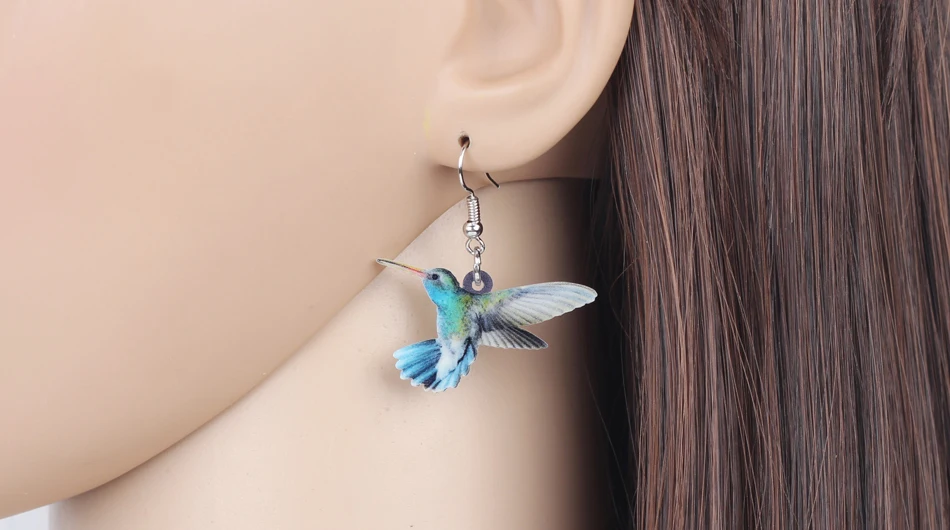 Hummingbird earrings