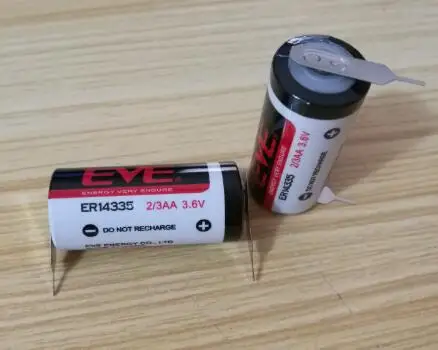 5PCS ER14335 3.6V lithium battery industrial equipment equipment personnel positioning card battery with solder feet
5PCS ER14335 3.6V lithium battery industrial equipment equipment personnel positioning card battery with solder feet