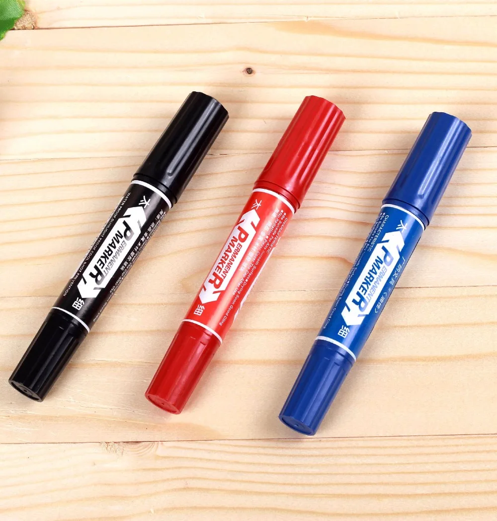 Wholesales Permanent marker Indelible Waterproof Pens Dual Side Writing two side smooth writing logistics Marker
Wholesales Permanent marker Indelible Waterproof Pens Dual Side Writing two side smooth writing logistics Marker