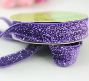 10 yards 16mm high tenacity band purple metallic elastic velvet ribbon Decoration Christmas
10 yards 16mm high tenacity band purple metallic elastic velvet ribbon Decoration Christmas