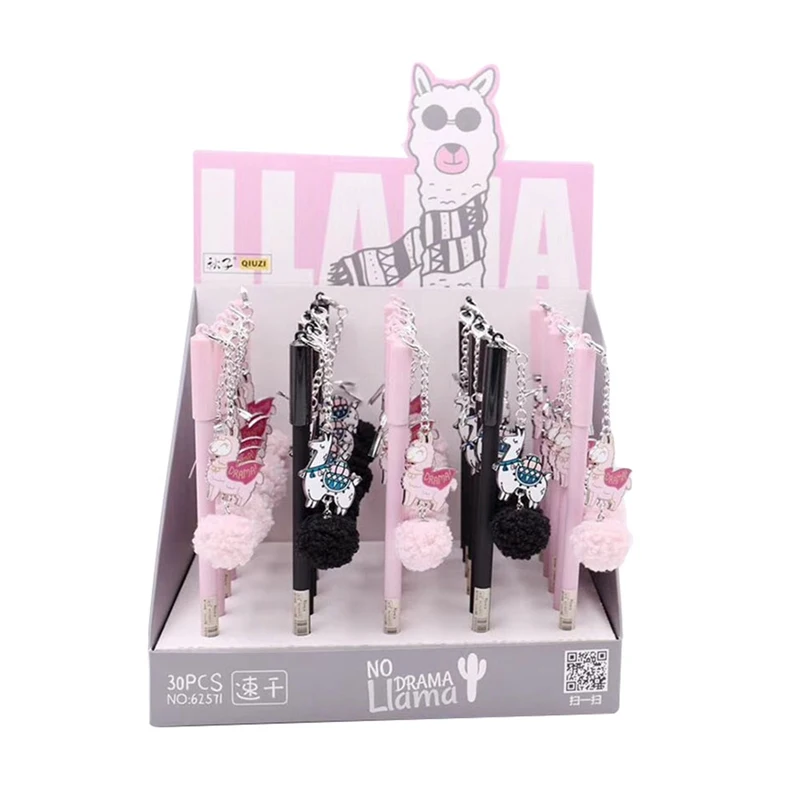 0.5 mm No Drama Alpaca Plush Pendant Gel Pen Signature Pen Escolar Papelaria School Office Supply Promotional Gift
0.5 mm No Drama Alpaca Plush Pendant Gel Pen Signature Pen Escolar Papelaria School Office Supply Promotional Gift