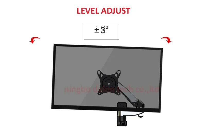NB NEW F150 3-12KG long arm 17"-35" monitor TV wall mount screen aluminum gas spring air press TV wall bracket holder 22