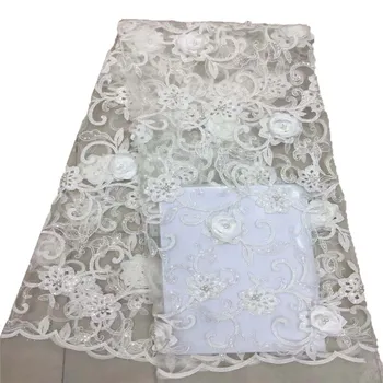 2018 African 3D Lace Fabrics Latest Style African Lace Ribbon Embroidered Tissue white Lace African Dress For wedding H732-1
2018 African 3D Lace Fabrics Latest Style African Lace Ribbon Embroidered Tissue white Lace African Dress For wedding H732-1