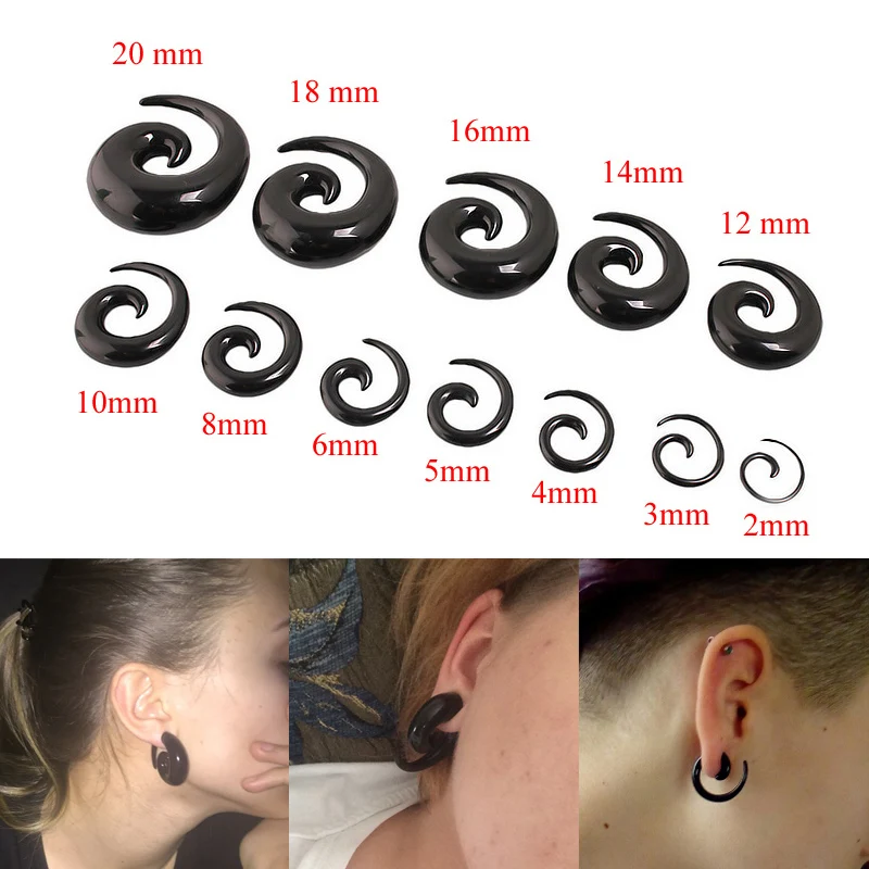 Ear Stretcher Ear Stretching Ear Expanding Animal Patterned Print Ear Taper