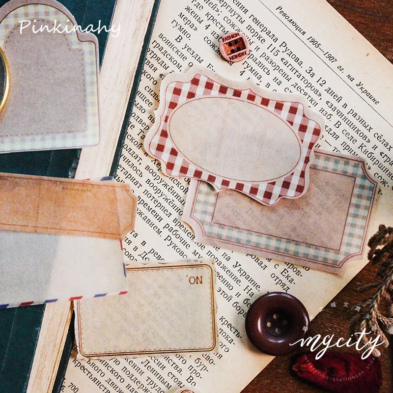 24 Pcs/Pack Vintage Label Series writable paper sticker package DIY diary decoration sticker album scrapbooking Kraft papers
24 Pcs/Pack Vintage Label Series writable paper sticker package DIY diary decoration sticker album scrapbooking Kraft papers