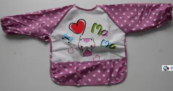 Fashion cute i love papa mama baby waterproof apron kids art smock long sleeve bib 30pcs/lots free shipping
Fashion cute i love papa mama baby waterproof apron kids art smock long sleeve bib 30pcs/lots free shipping