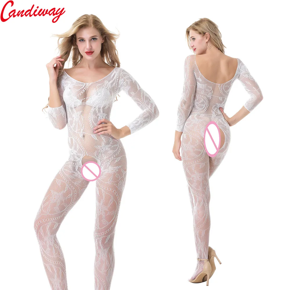 Candiway Sexy teddy bodystockings underwear woman open crotch erotic transparent clothing fishing hollow fishnet Transparent
Candiway Sexy teddy bodystockings underwear woman open crotch erotic transparent clothing fishing hollow fishnet Transparent