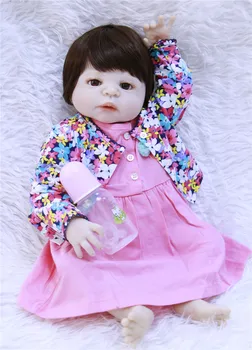NPK 23" Full Body Silicone Reborn Baby princess doll toy bathe Play House dolls clothes mold reborn bonecas kids gift doll toys
NPK 23" Full Body Silicone Reborn Baby princess doll toy bathe Play House dolls clothes mold reborn bonecas kids gift doll toys