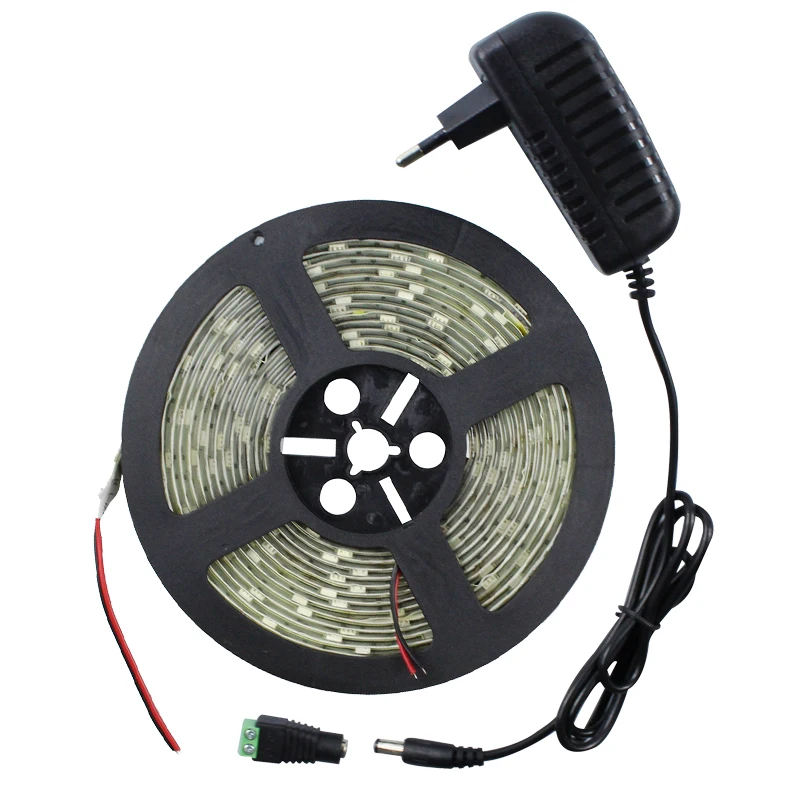 SMD 5050 LED Strip Light IP65 waterproof DC12V 5M 150 Leds Diode Tape with 2A Power Adapter Supply LED Ribbon Flexible Led strip
SMD 5050 LED Strip Light IP65 waterproof DC12V 5M 150 Leds Diode Tape with 2A Power Adapter Supply LED Ribbon Flexible Led strip