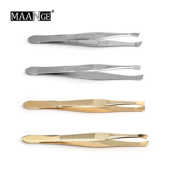 MAANGE 1Pcs Eyebrow Tweezers Flat/ Bevel Angled Stainless Steel Hair Removal EyeBrow Trimmer Eyelash Clip Cosmetic Makeup Tools
MAANGE 1Pcs Eyebrow Tweezers Flat/ Bevel Angled Stainless Steel Hair Removal EyeBrow Trimmer Eyelash Clip Cosmetic Makeup Tools