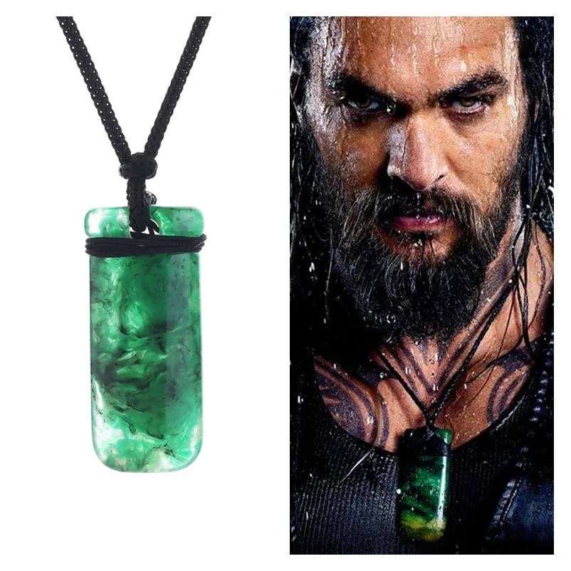 Justice League Aquaman Maori Pendant Men Hand Carved Toki Necklace Arthur Curry Aquaman Cosplay Handmade Jewelry for Fans
Justice League Aquaman Maori Pendant Men Hand Carved Toki Necklace Arthur Curry Aquaman Cosplay Handmade Jewelry for Fans