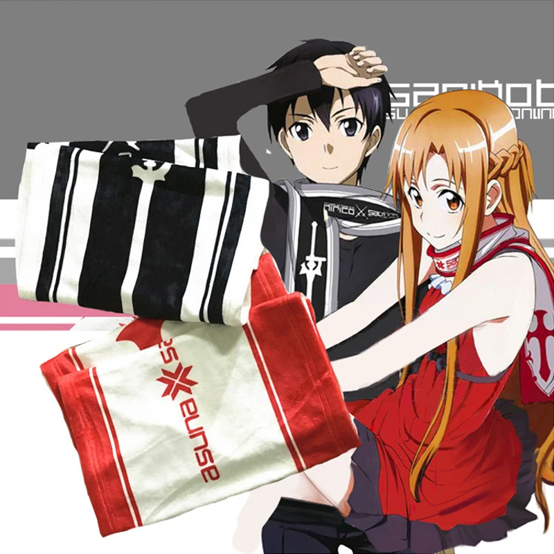 Japan Anime SAO Sword Art Online Kirito Asuna Women Men Girl Lady Autumn Winter Warm Plush Scarf Shawl Soft Warm Wrap Xmas Gift
Japan Anime SAO Sword Art Online Kirito Asuna Women Men Girl Lady Autumn Winter Warm Plush Scarf Shawl Soft Warm Wrap Xmas Gift
