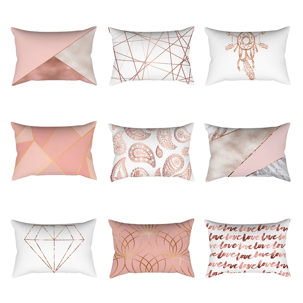 Rose Gold Pink Cushion Cover Christmas Decorative Throw Pillow Case For Home Sofa Car Pillowcases Decoration 30 * 50cm #A
Rose Gold Pink Cushion Cover Christmas Decorative Throw Pillow Case For Home Sofa Car Pillowcases Decoration 30 * 50cm #A