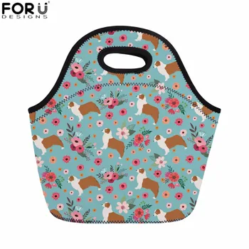FORUDESIGNS Thermal Lunch Bag Australian Shepard Flower Print Cooler Bag Women Picnic Bag Food Storage Cacola Bolsa Comida 2018
FORUDESIGNS Thermal Lunch Bag Australian Shepard Flower Print Cooler Bag Women Picnic Bag Food Storage Cacola Bolsa Comida 2018