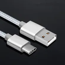 Usb Type-c cables Nylon Line For xiaomi mi5 Oneplus LG Nexus 5x Huawei P9 Charger Wire Usb C 3.1 Fast Charge Type c 3.1 Cable