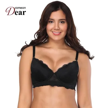 Comeondear Chic Bras for Women Sexy High-quality Super Push up Lace Bralette Plus Size Ladies Intimates Solid Underwear BA4041
Comeondear Chic Bras for Women Sexy High-quality Super Push up Lace Bralette Plus Size Ladies Intimates Solid Underwear BA4041