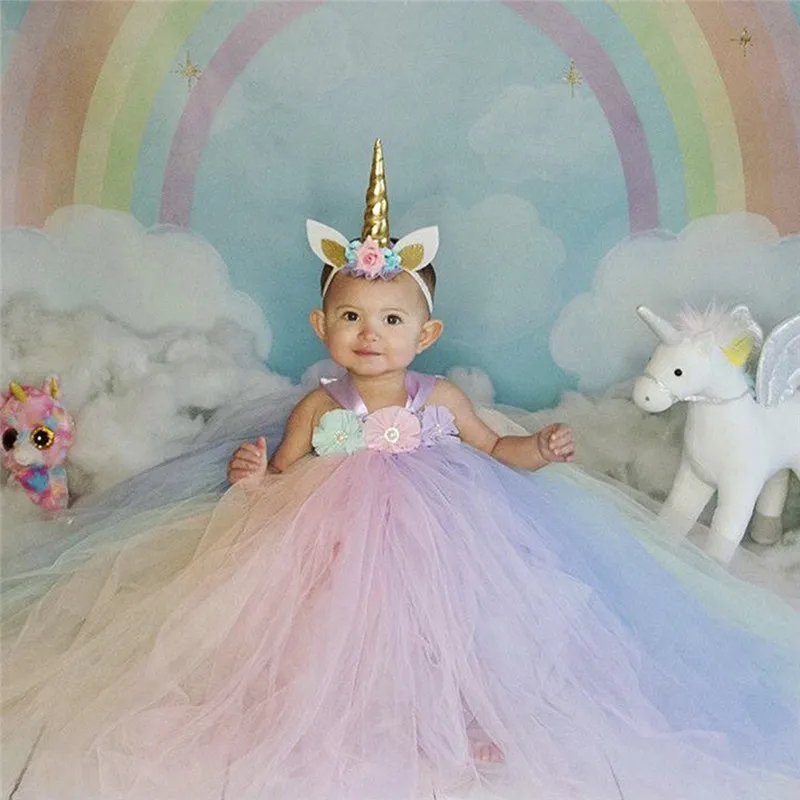 Christmas Halloween Pony Cosplay Costume New Children Girls Unicorn Tutu Dress Rainbow Princess Kids Birthday Party Dress Girls
Christmas Halloween Pony Cosplay Costume New Children Girls Unicorn Tutu Dress Rainbow Princess Kids Birthday Party Dress Girls
