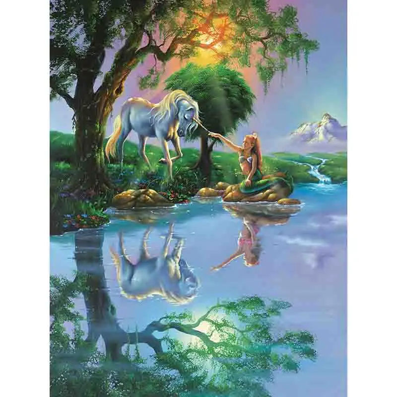 5D DIY Full Diamond Painting Home Decoration Mermaid And Unicorn Rhinestone Embroidery Cross Stitch Wall Decoration KBL
5D DIY Full Diamond Painting Home Decoration Mermaid And Unicorn Rhinestone Embroidery Cross Stitch Wall Decoration KBL