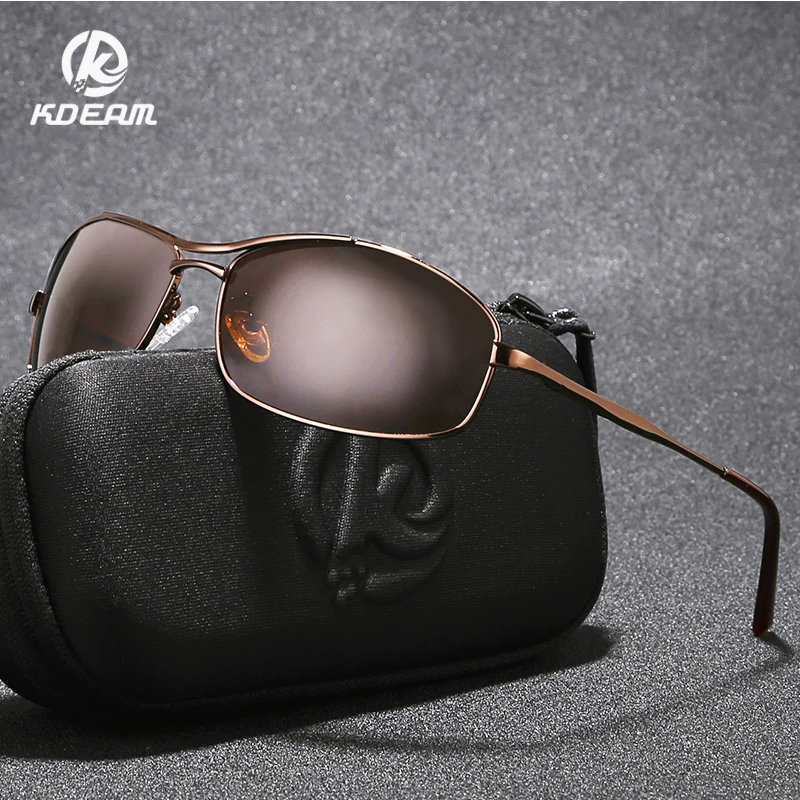 KDEAM Sports Fashion Polarized Sunglasses Men Rectangular Anti-glare Glasses Driving Fishing Gafas UV400 With Hard Case KD964
KDEAM Sports Fashion Polarized Sunglasses Men Rectangular Anti-glare Glasses Driving Fishing Gafas UV400 With Hard Case KD964