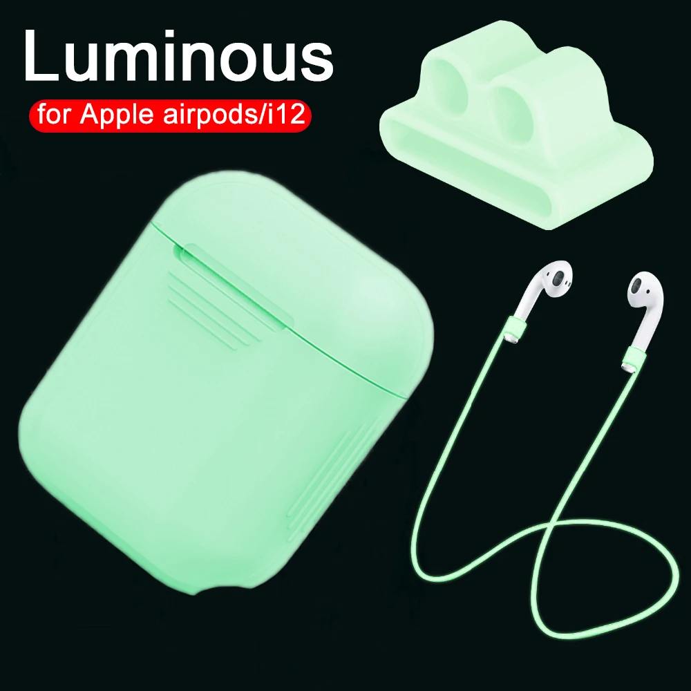Luminous case i9s i10 i11 i13 i19 TWS Earphone silicone cover for Apple Airpods accessories Holder protection Air Pods coque
Luminous case i9s i10 i11 i13 i19 TWS Earphone silicone cover for Apple Airpods accessories Holder protection Air Pods coque