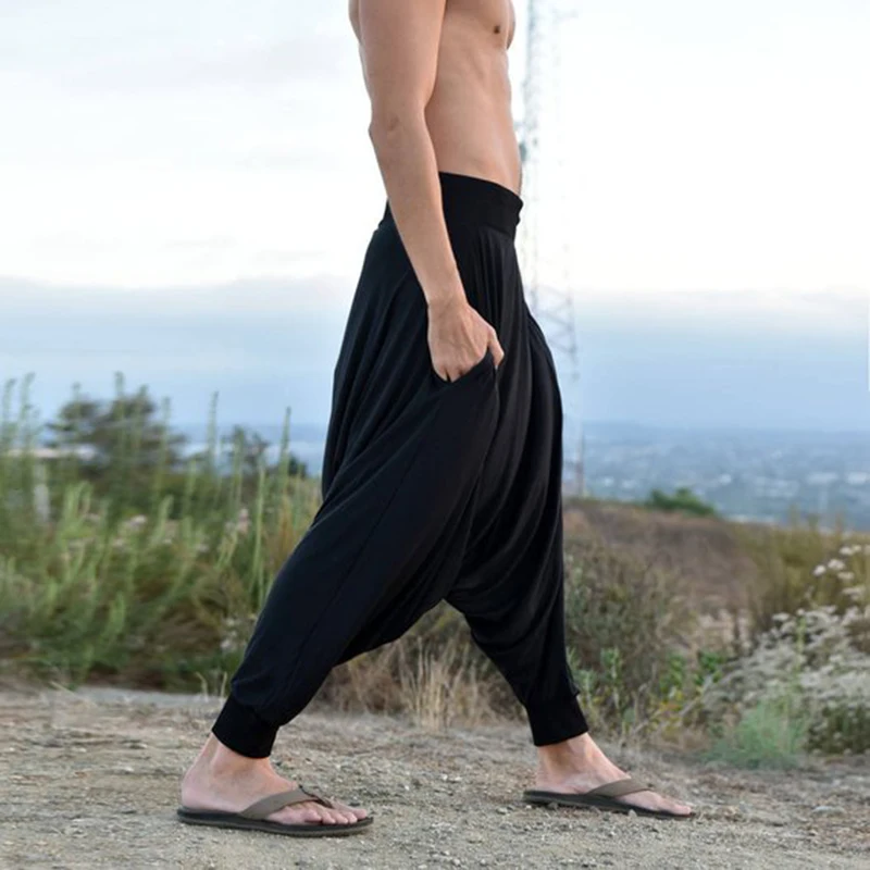 INCERUN Hiphop Mens Harem Pants Baggy Drop Crotch Sweatpant Trousers Wide Legs Joggers Man Pants Clothing Pantalones Hombre 11 <p>
<p> Color:Black,Dark Grey Size:S,M,L,XL,2XL,3XL,4XL,5XL Material:65%Cotton+35%Polyester Occasion:Leisure Season:Spring,Summer,Autumn Product Description:Men's loose wide-leg pants. Package Included:1*Pants Highlights:1.Comfortable</p>
<p> Attention:Size may be 2cm/1 inch inaccuracy due to hand measure,thanks for your understanding.
</p> </p></p> INCERUN Hiphop Mens Harem Pants Baggy Drop Crotch Sweatpant Trousers Wide Legs Joggers Man Pants Clothing Pantalones Hombre