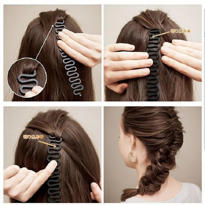 Fashion Girls Hair Clips Tress Hair Accessories Twist Tool Hairpin Women Hair Device DIY Headwear Head Bands for Women T239
Fashion Girls Hair Clips Tress Hair Accessories Twist Tool Hairpin Women Hair Device DIY Headwear Head Bands for Women T239