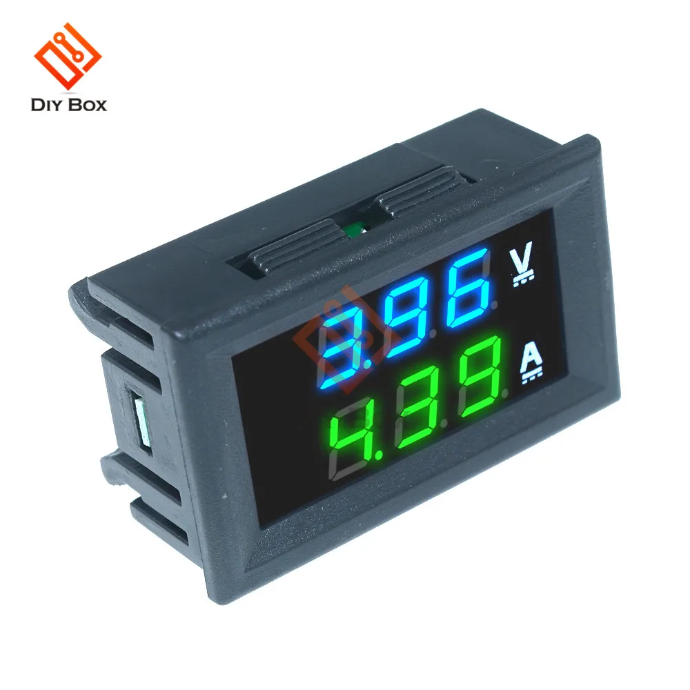 DC 100V 10A Voltmeter Ammeter 0.56" LED Display Blue + Red LED Amp Dual Digital Volt Power Bank Meter Gauge
DC 100V 10A Voltmeter Ammeter 0.56" LED Display Blue + Red LED Amp Dual Digital Volt Power Bank Meter Gauge