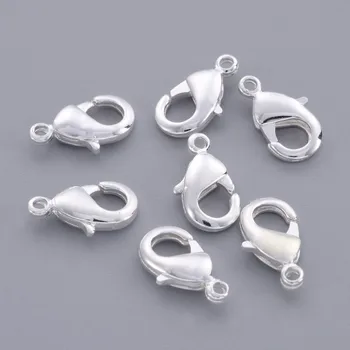 200pcs Brass Lobster Claw Clasps With Loop for jewelry making DIY Connector Accessories findings, Nickel Free 12x7mm F60
200pcs Brass Lobster Claw Clasps With Loop for jewelry making DIY Connector Accessories findings, Nickel Free 12x7mm F60