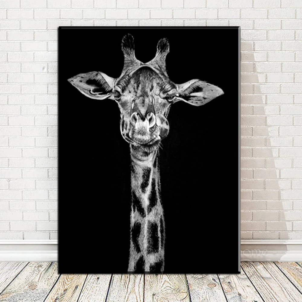 Canvas Painting Black And White Animal Giraffe Wall Art Picture For Living Room Print And Poster No Frame Modern Wall Decoration
Canvas Painting Black And White Animal Giraffe Wall Art Picture For Living Room Print And Poster No Frame Modern Wall Decoration