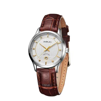 Mige 2017 Real New Hot Sale Fashion Ladies Watch White Brown Black Leather Strap Waterproof Female Clock Quartz Women Watches
Mige 2017 Real New Hot Sale Fashion Ladies Watch White Brown Black Leather Strap Waterproof Female Clock Quartz Women Watches