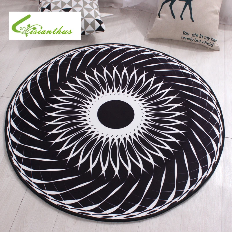 Fashion Round Carpet Geometric Printed Bedroom Living Room Rug Garden Kids Anti-Slip Mat Computer Chair Swivel Chair Cushion
Fashion Round Carpet Geometric Printed Bedroom Living Room Rug Garden Kids Anti-Slip Mat Computer Chair Swivel Chair Cushion