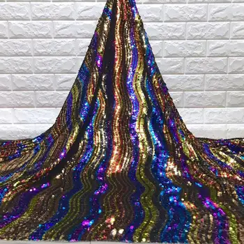 Madison Nigerian French Net Lace Fabric Embroidered African Lace Fabric High Quality Sequins Mesh Lace For Party Dress 5 Yards
Madison Nigerian French Net Lace Fabric Embroidered African Lace Fabric High Quality Sequins Mesh Lace For Party Dress 5 Yards