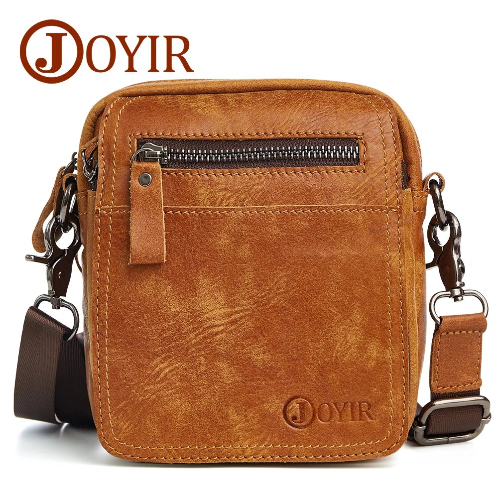 JOYIR Designer Small Messenger Bag Luxury Genuine Leather Men Bag Male Vintage Flap Shoulder Crossbody Bags Men Phone Bag 
JOYIR Designer Small Messenger Bag Luxury Genuine Leather Men Bag Male Vintage Flap Shoulder Crossbody Bags Men Phone Bag